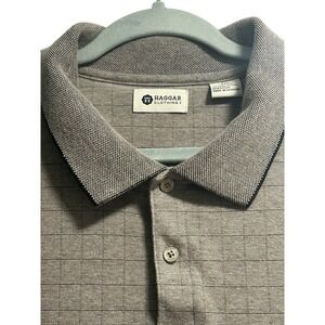 Haggar Men's Size XXL Short Sleeve Golf Polo